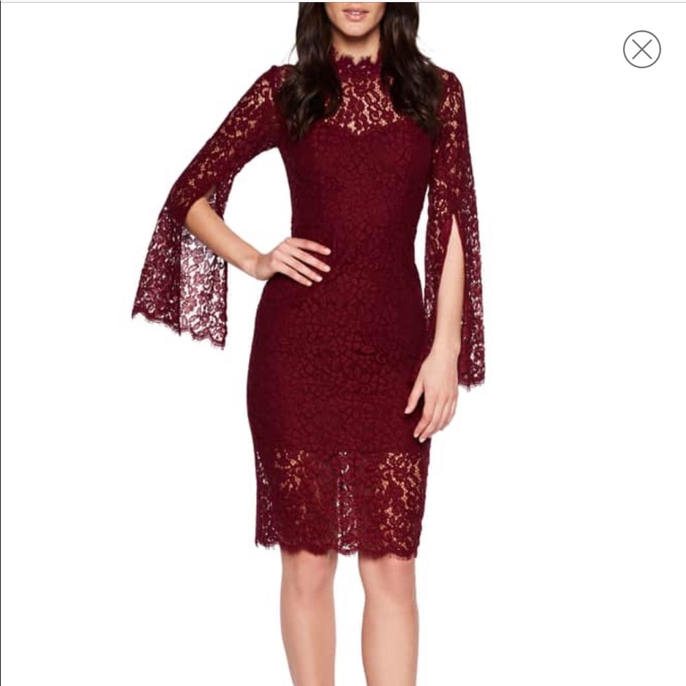 💕Worn Once💕 Like New Lace Bardot Dress